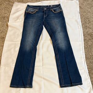 Miss Me Dark Blue Boot Cut Jeans